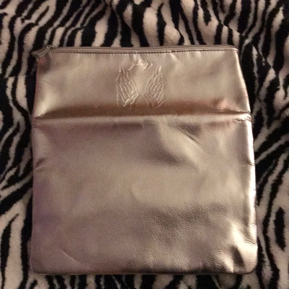 Victoria’s Secret angel silver makeup bag